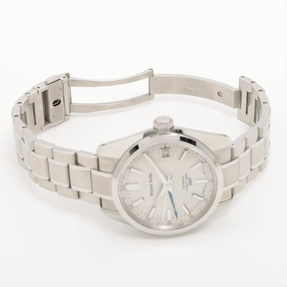Grand Seiko Mechanical High Beat 3600 GMT SBGJ201 SS AT Silver-Face Extra-Link3