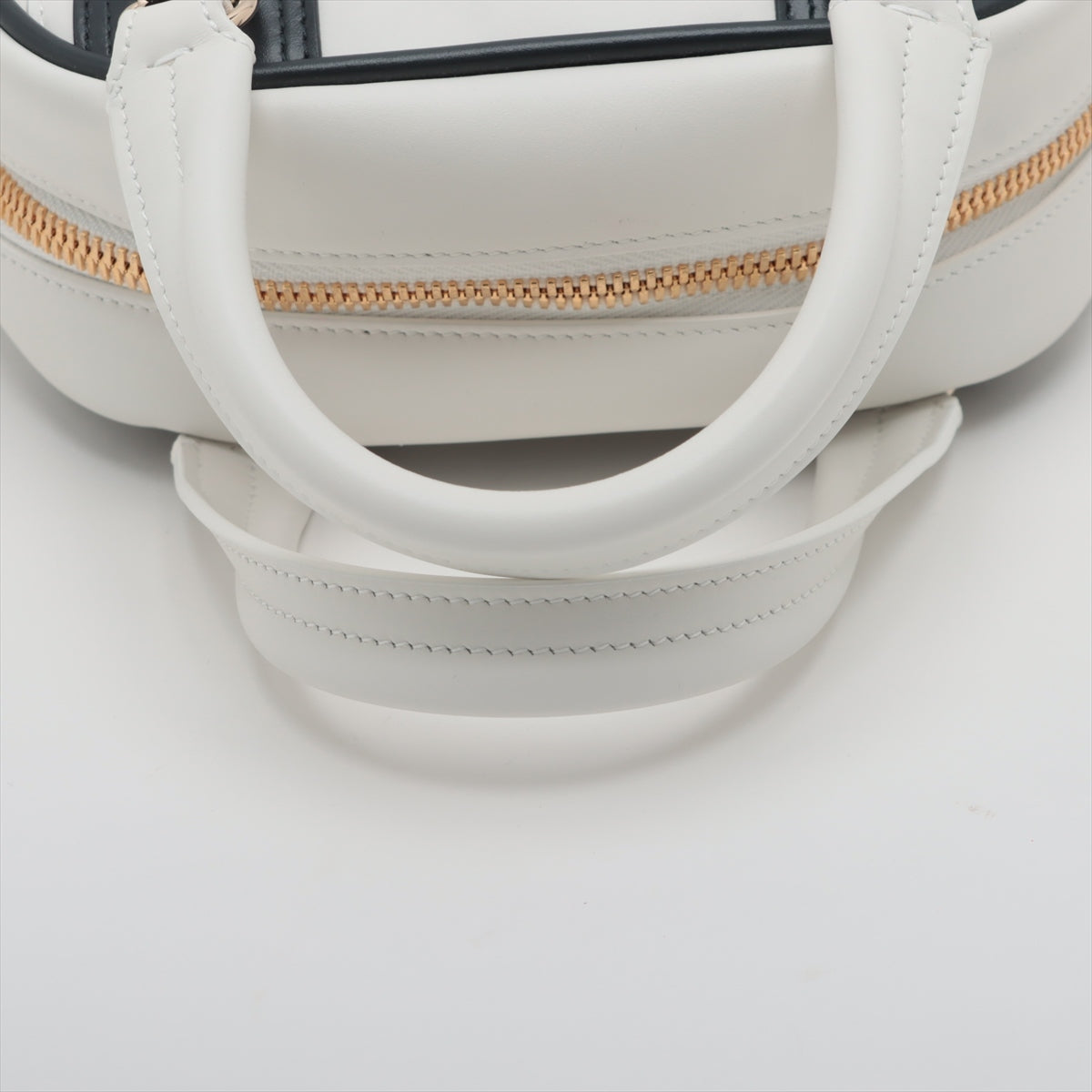 Christian Dior Vaib Leather 2way handbag White