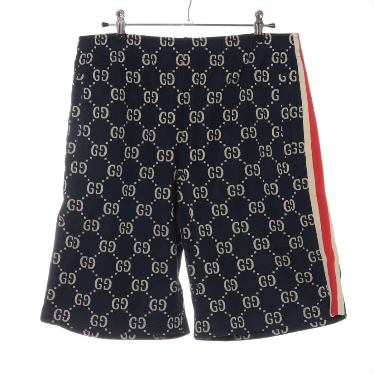 Gucci GG jacquard Cotton & nylon Short pants M Men's Navy blue  474632
