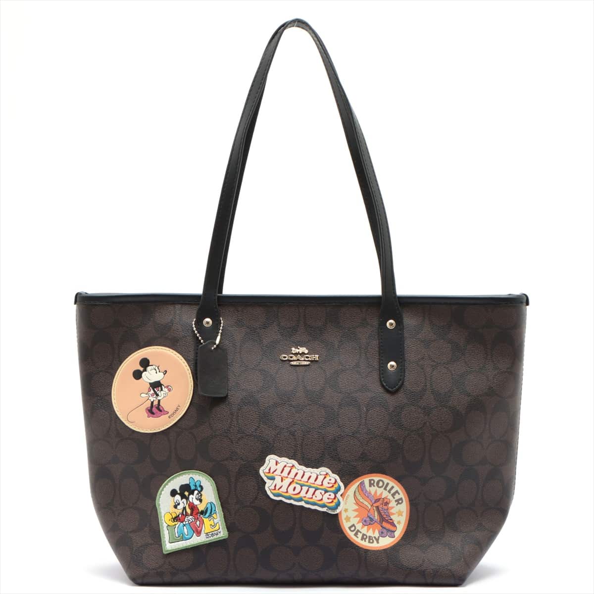 Coach x Disney Signature PVC & leather Tote bag Brown F29358