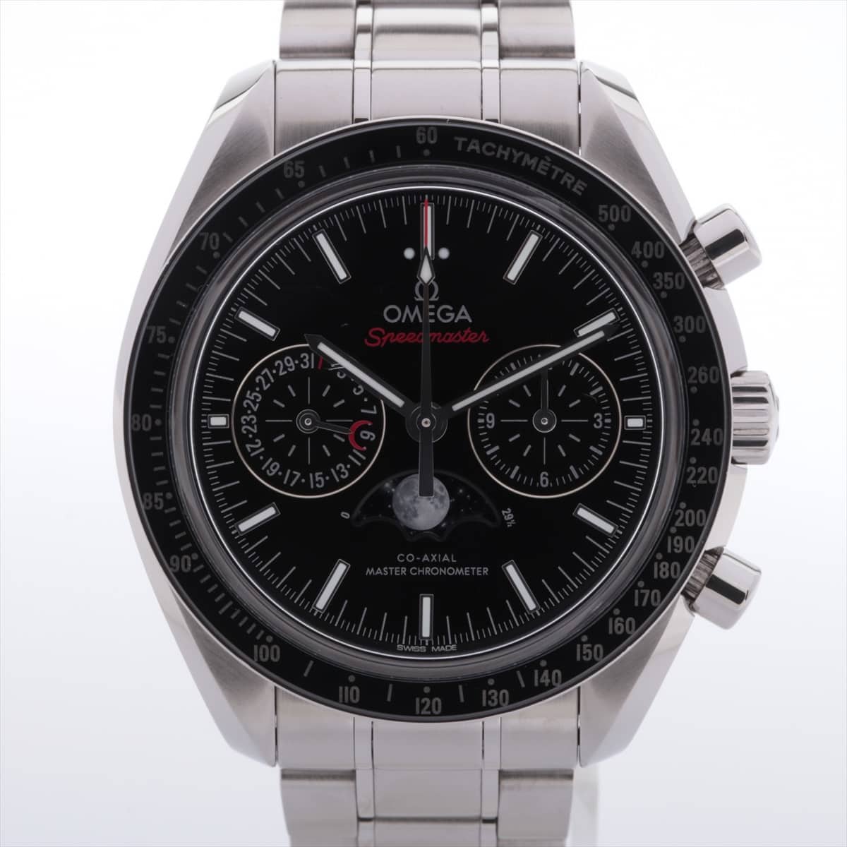 Omega Speedmaster Moon phases 304.30.44.52.01.001 SS AT Black-Face Extra-Link3