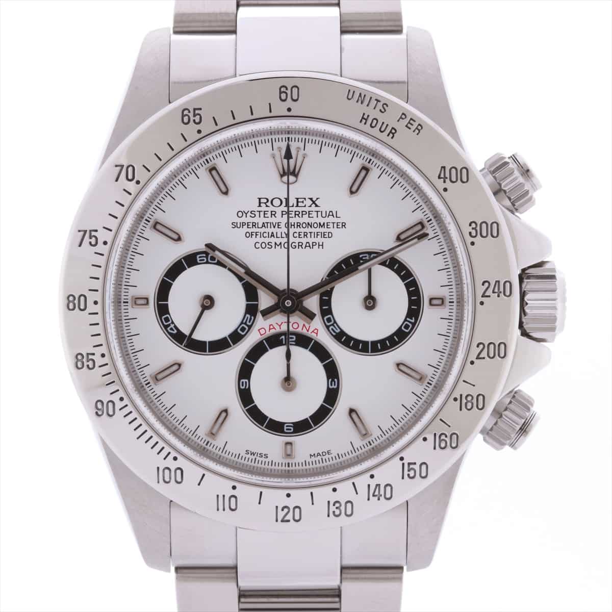 Rolex Daytona 16520 SS AT White-Face Extra Link 1