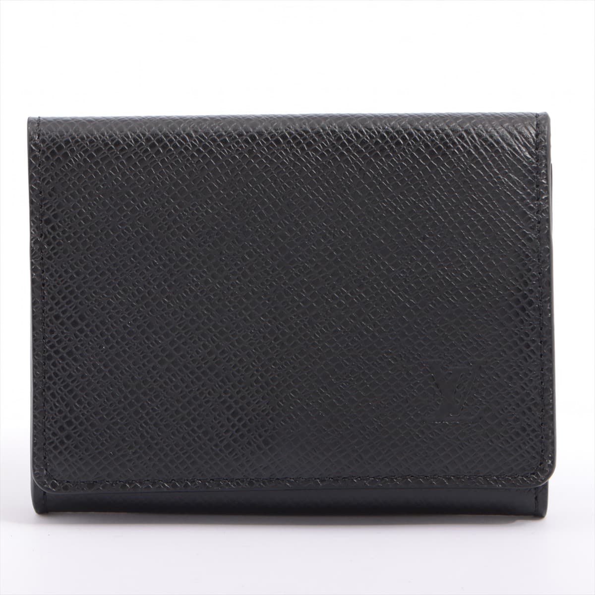 Louis Vuitton Taiga Annveloop Cult de visite M64595 Black Card case