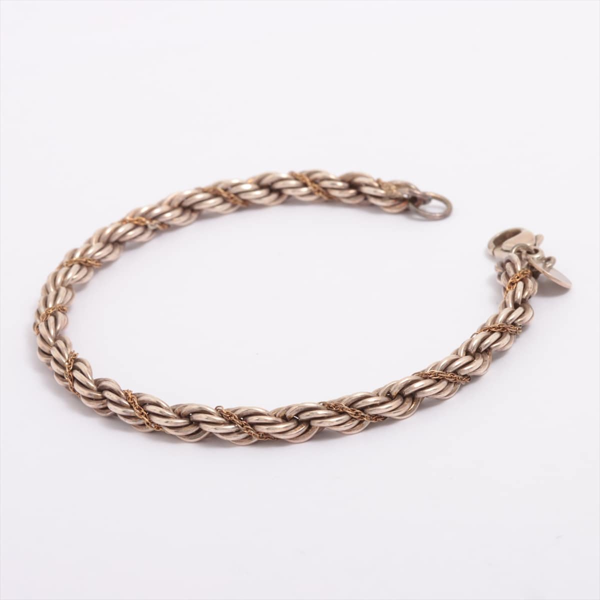 Tiffany Twist Bracelet 925×750 14.1g Gold × Silver