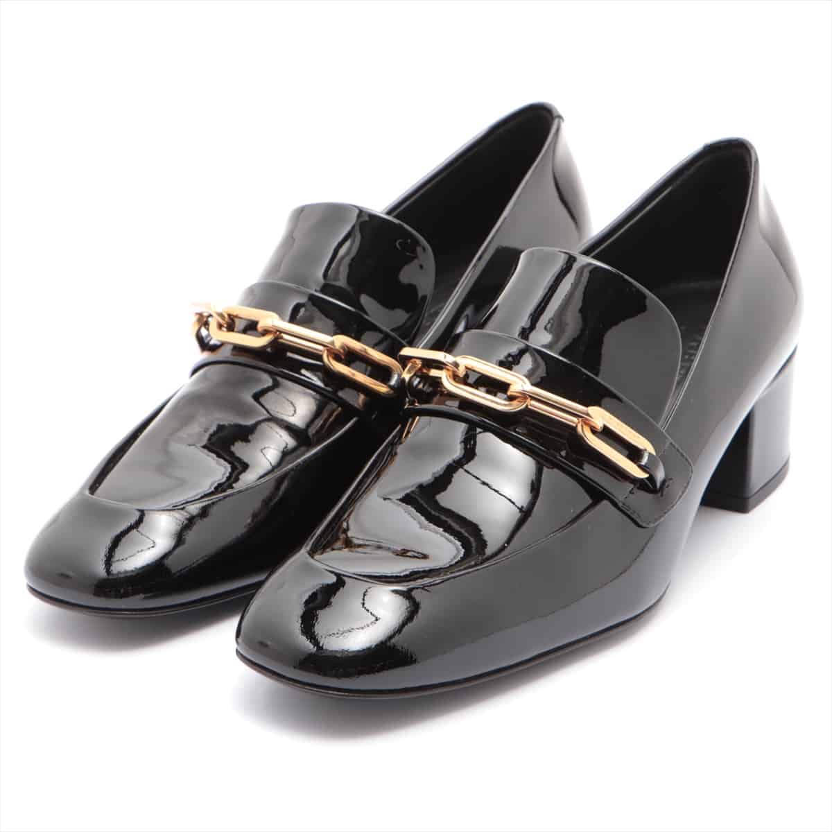 Burberry Patent leather Loafer 38 Ladies' Black