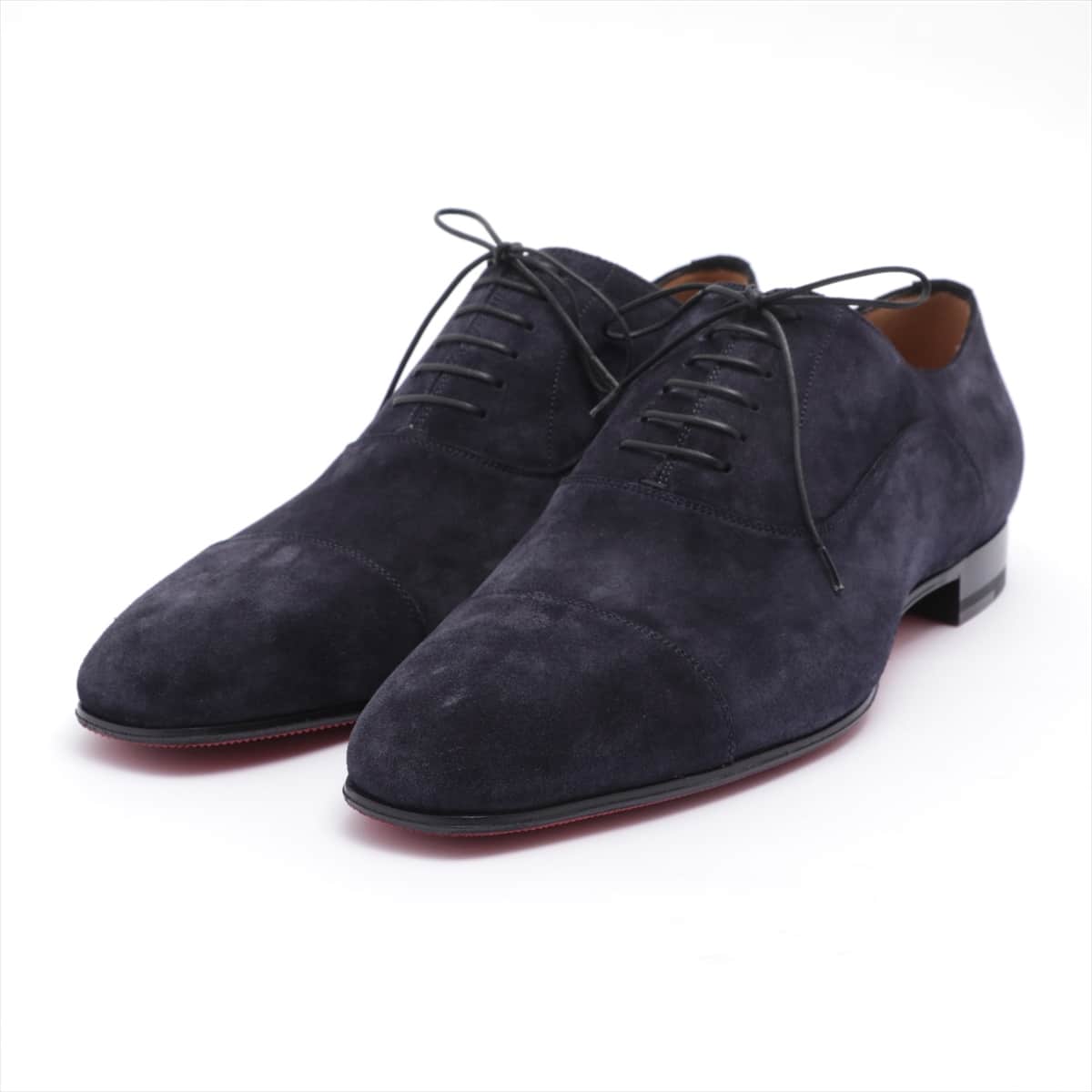 Christian Louboutin Suede Leather shoes 41 1/2 Men's Navy blue