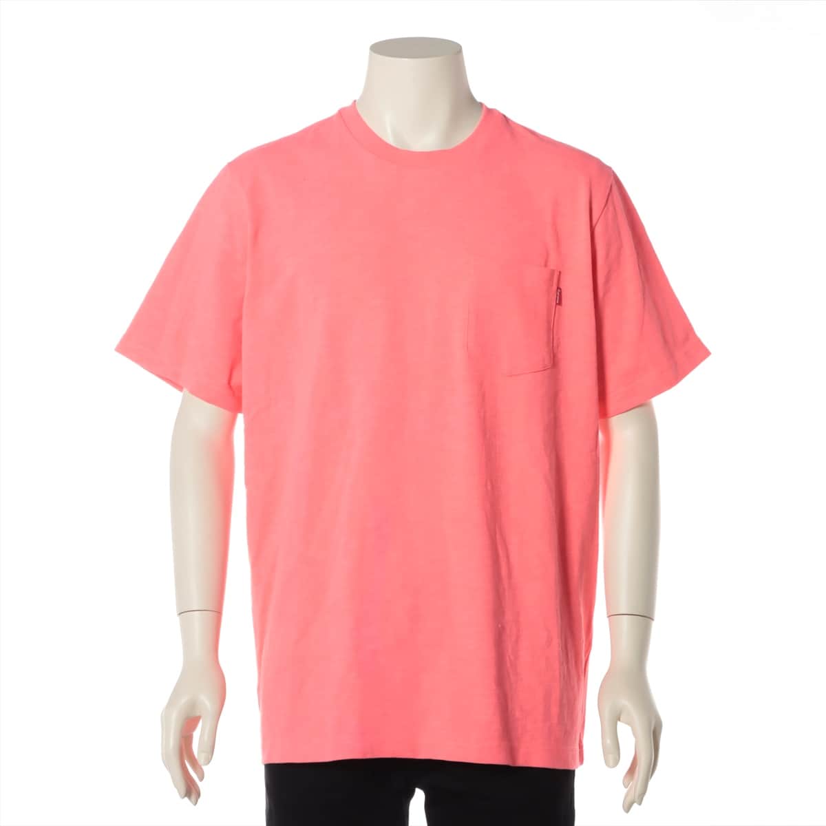 Supreme Cotton T-shirt L Men's Pink  POCKET TEE
