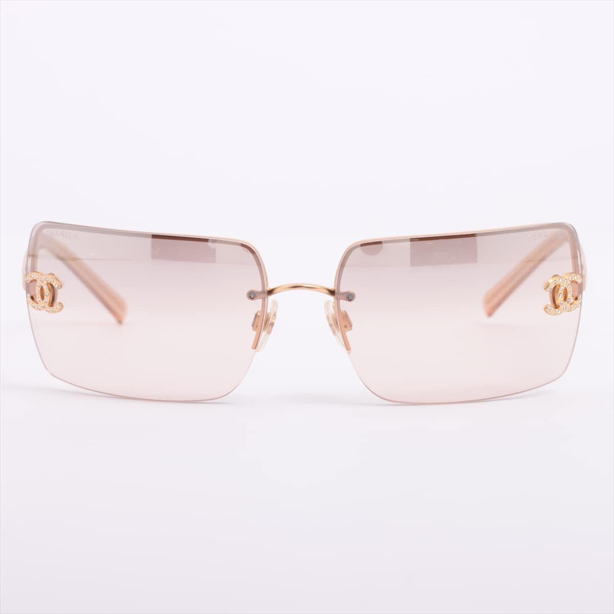 Chanel 4092-B Coco Mark Sunglasses metal Gold