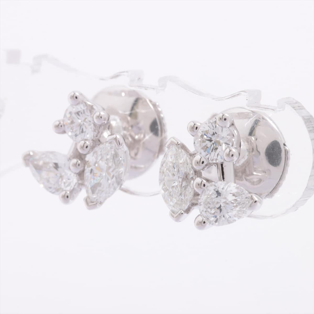 Cartier Blossom diamond Piercing jewelry 750 WG 2.6g