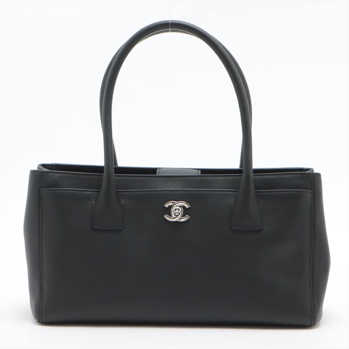 Chanel Executive Caviarskin Tote bag Black Silver Metal fittings 18XXXXXX