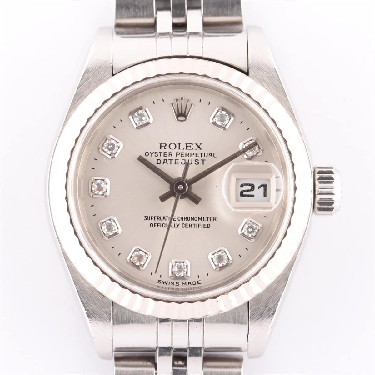 Rolex Datejust Ladies' 79174G P  SS×WG AT Silver-Face
