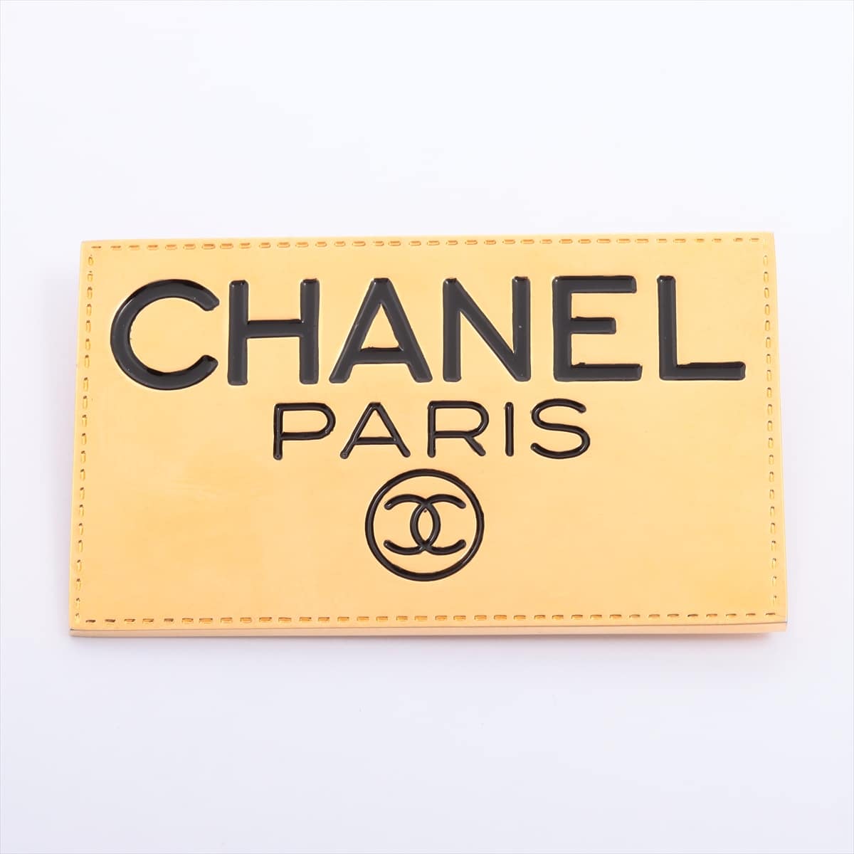 Chanel Logo Brooch GP Gold plates