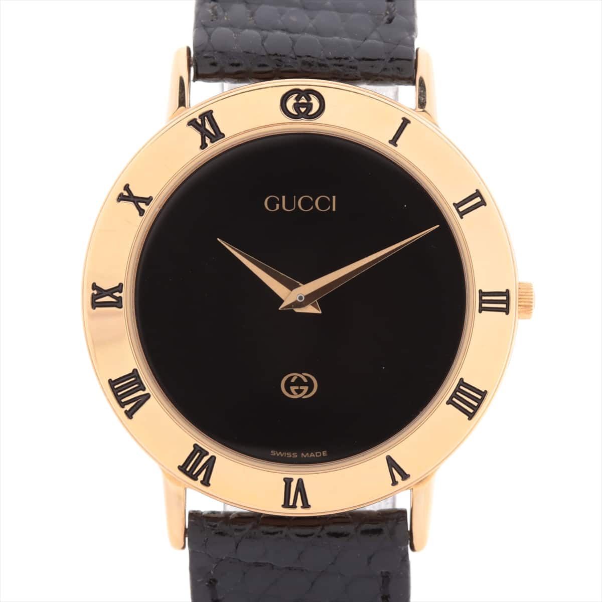Gucci 3000M GP & Leather QZ Black-Face Inner box only