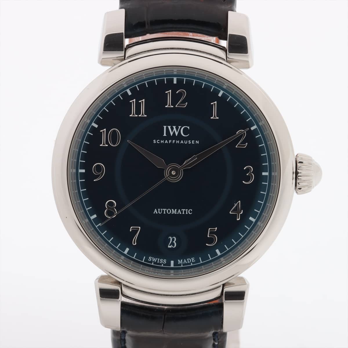 IWC Da Vinci 36 IW458312 SS & Leather AT Blue-Face