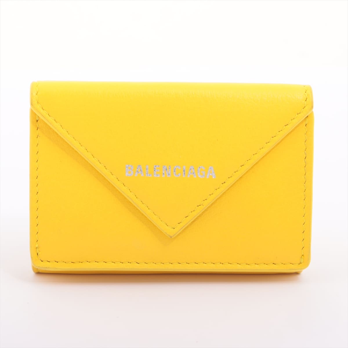 Balenciaga Papier Mini 391446 Leather Yellow