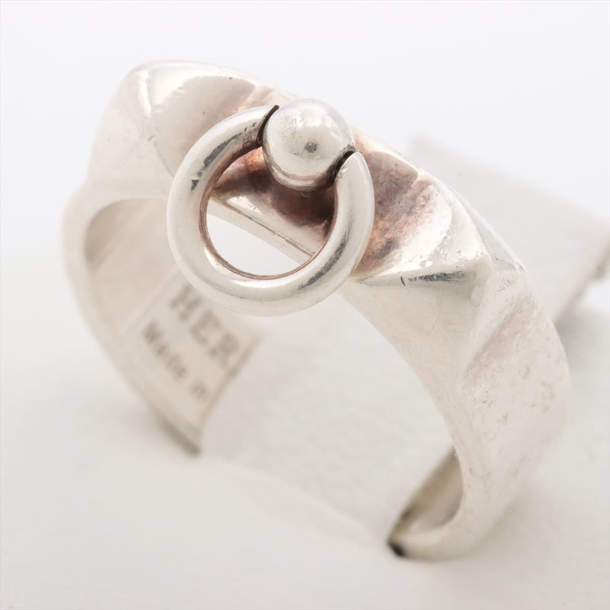 Hermès Collier de Chien rings 925 4.3g Silver