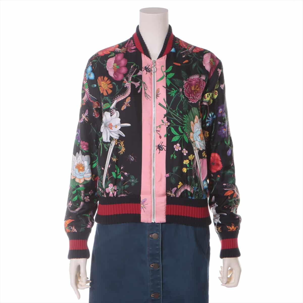 Gucci Cotton & silk Blouson 40 Ladies' Multicolor  460787 floral
