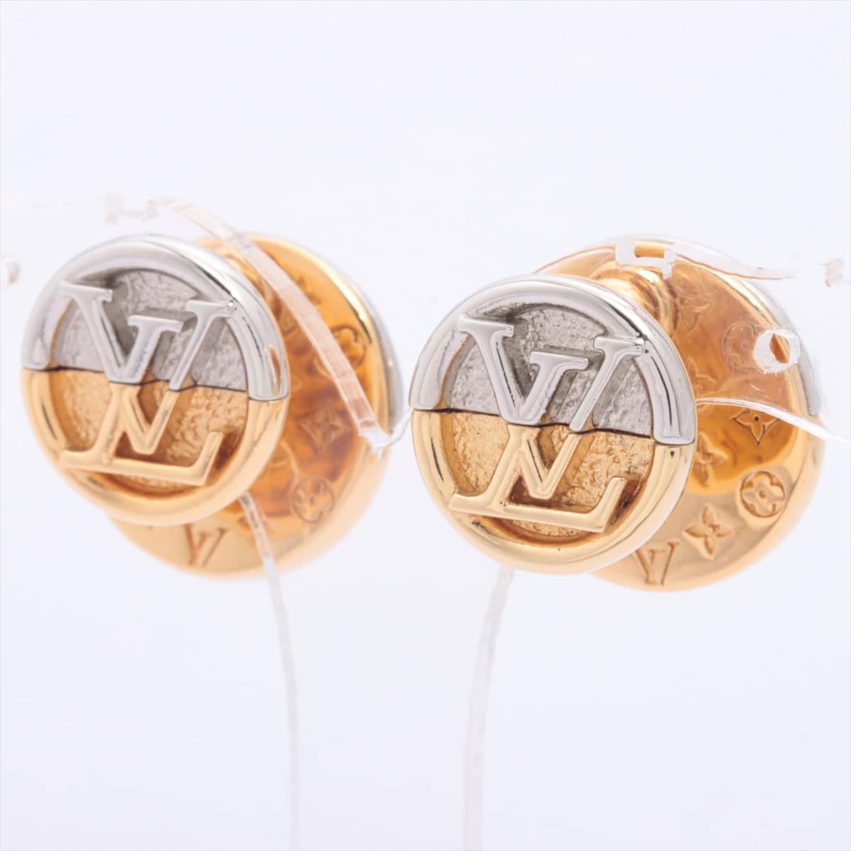 Louis Vuitton M69664 BOOKLE Dreille L TO V VA1210 Piercing jewelry (for both ears) GP Gold × Silver