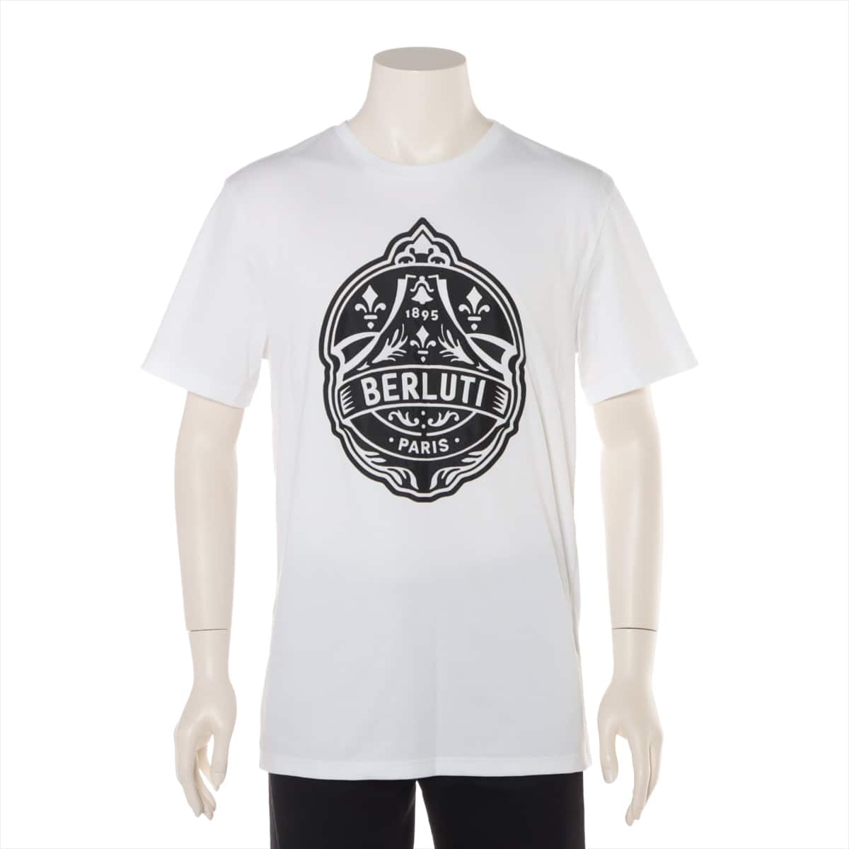 Berluti Cotton T-shirt M Men's White  R18JRS51-001