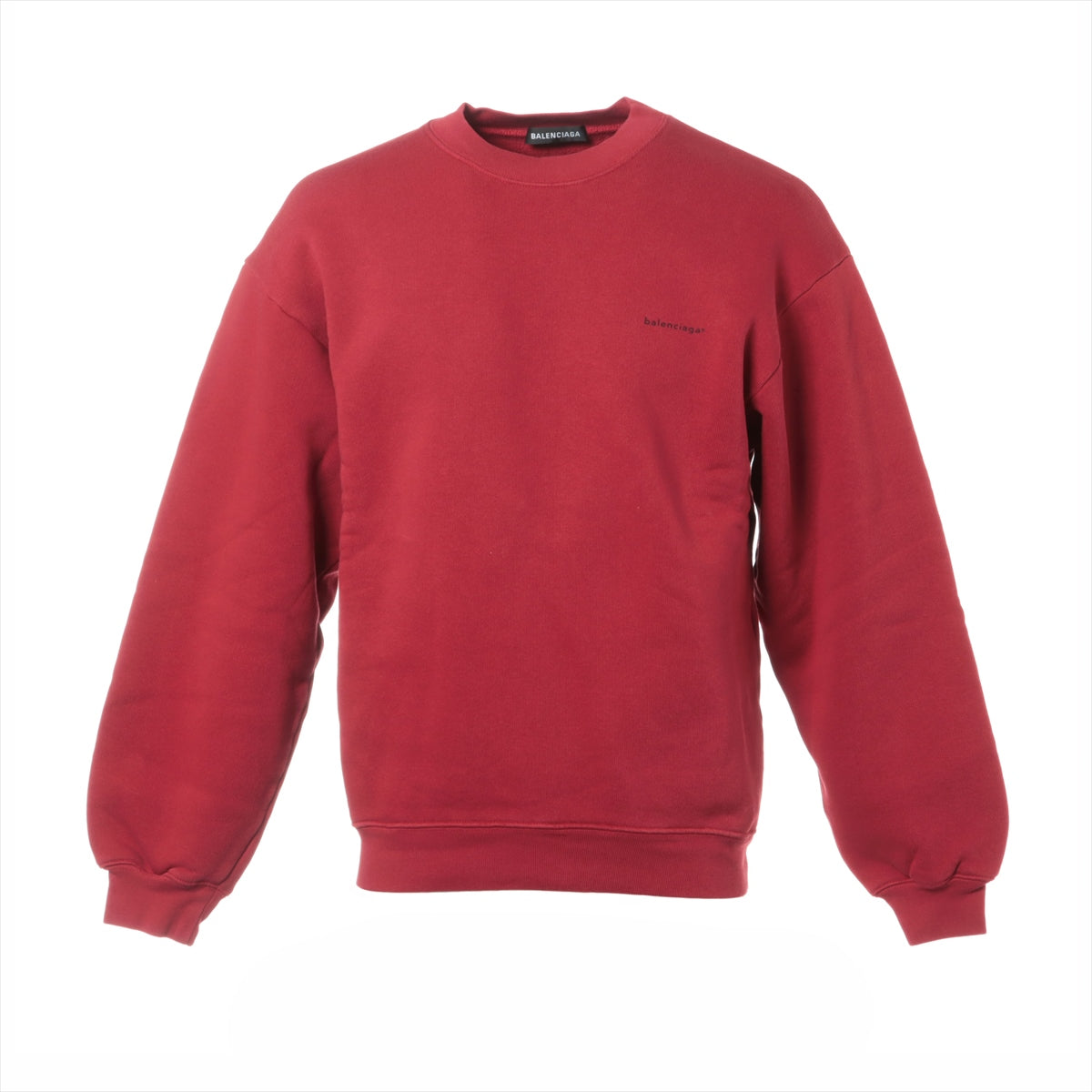 Balenciaga 18 years Cotton Basic knitted fabric XS Men's Red  556147 Logo Print