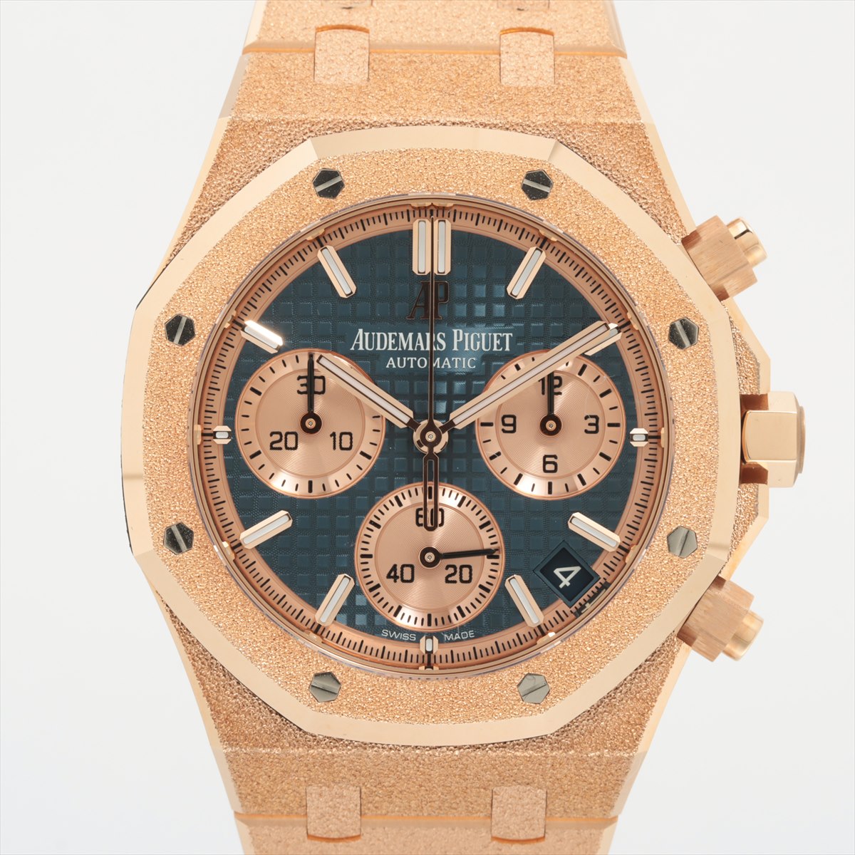 Audemars Piguet Royal Oak Chronograph frosted gold 26239OR.GG.1224OR.01 PG AT Blue-Face