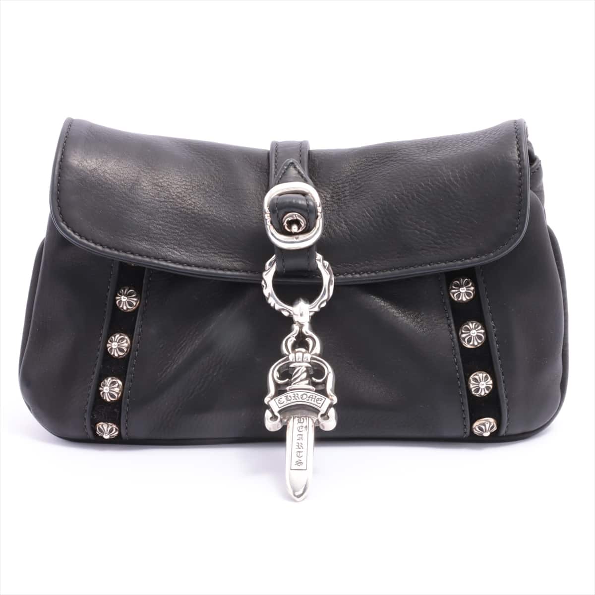Chrome Hearts Chain bag Leather & 925 With invoice