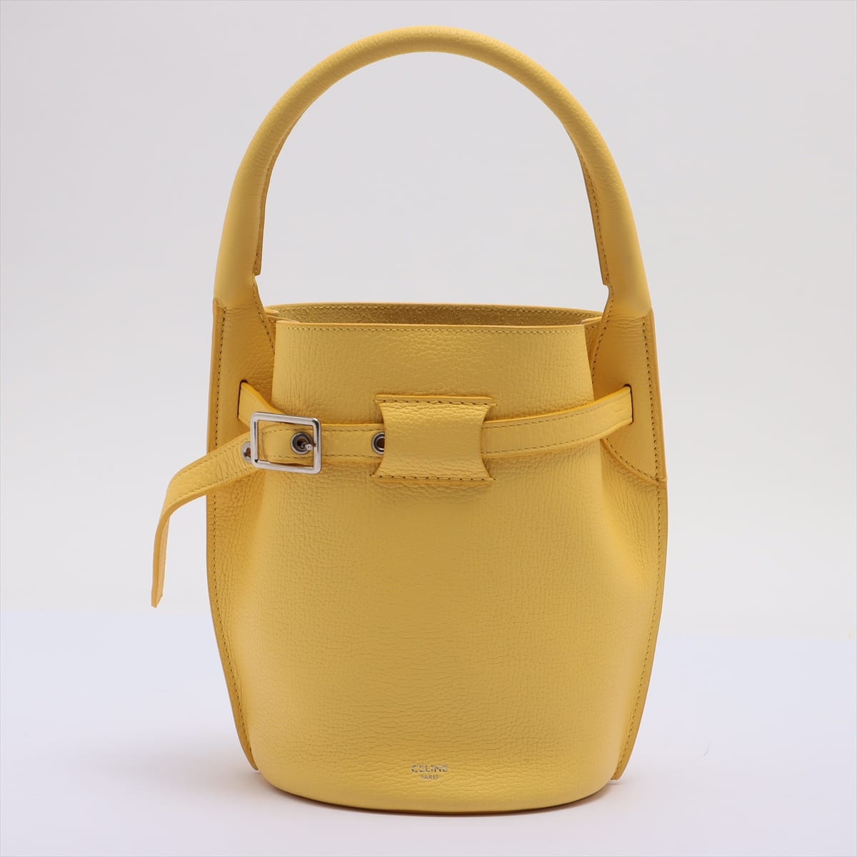 CELINE BIG BAG buckets Nano Leather 2way shoulder bag Yellow