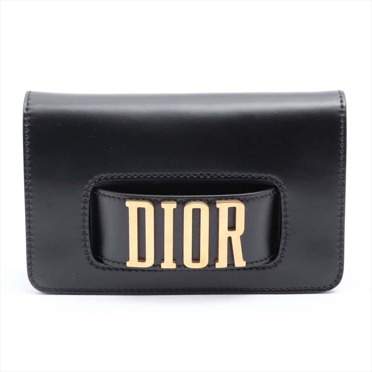 Christian Dior Evolution Leather Clutch bag Black