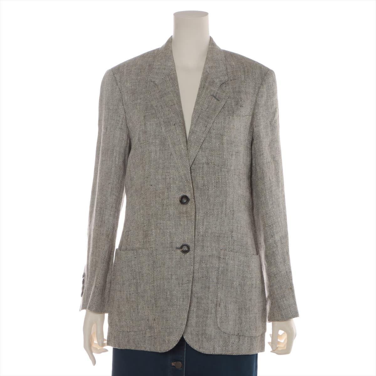 Hermès Margiela Linen Tailored jacket 34 Ladies' Grey