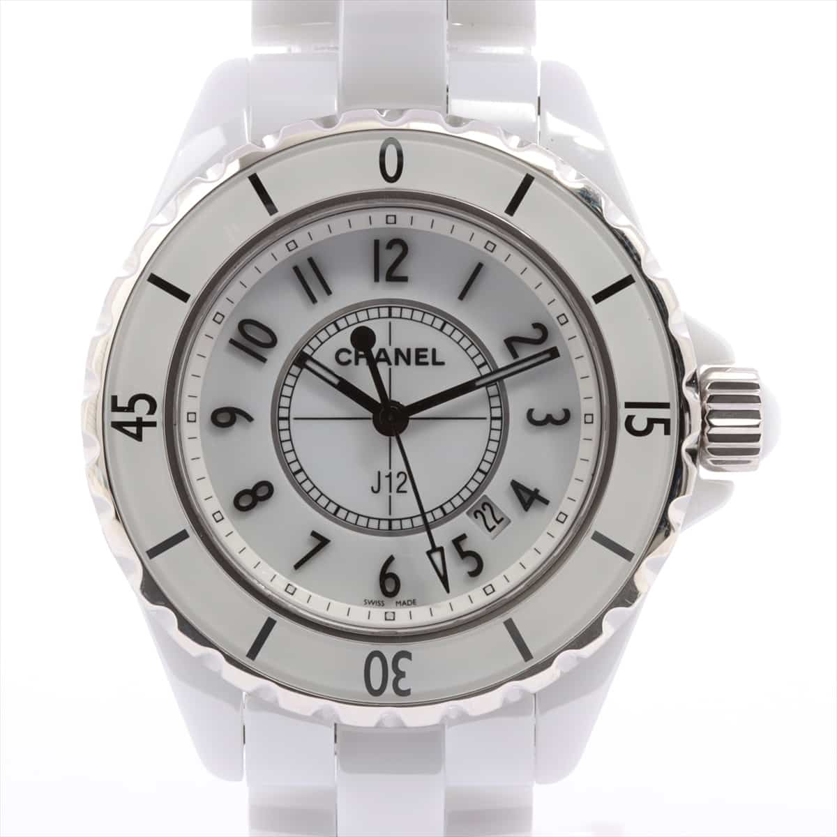 Chanel J12 H0968 SS×CE QZ White-Face Extra-Link3