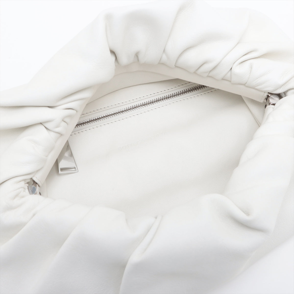 Bottega Veneta Pouch Leather Sling backpack White