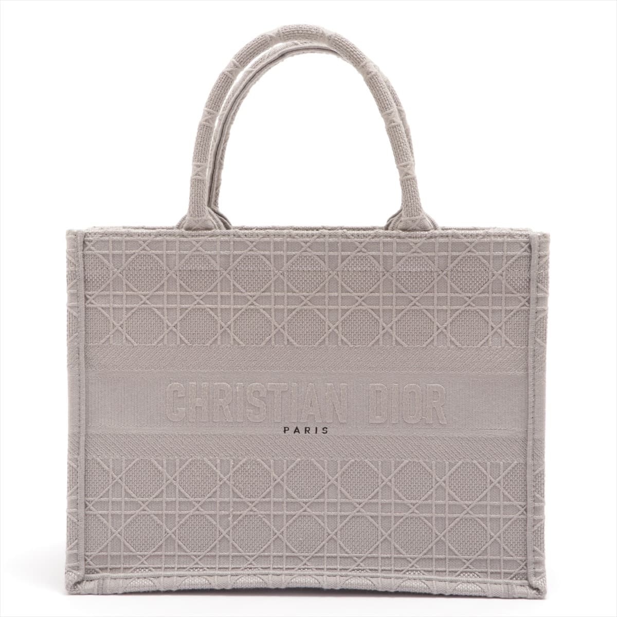 Christian Dior Oblique Book Tote canvas Tote bag Grey