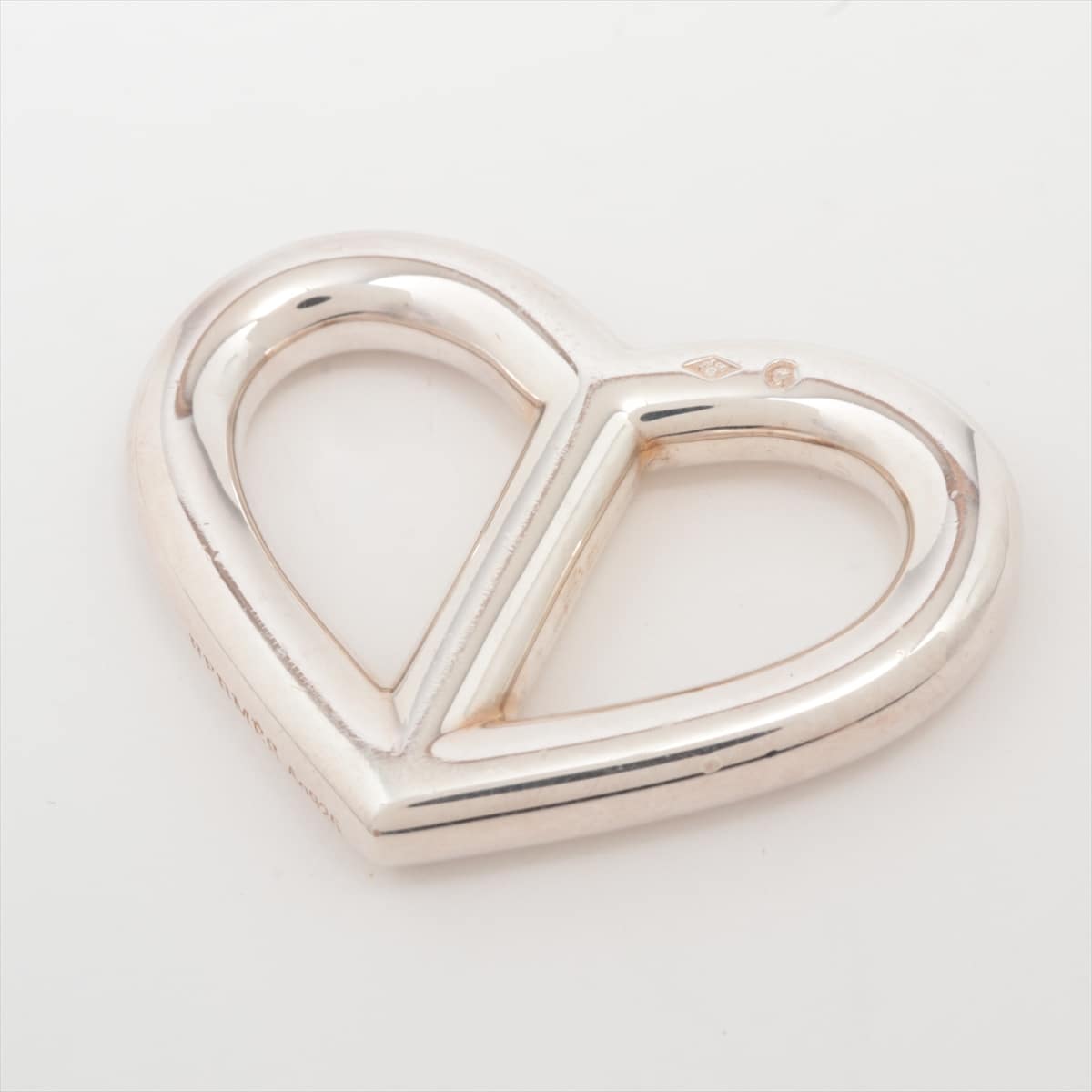 Hermès Chaîne d'Ancre Amulet hearts Necklace top 925 18.1g Silver