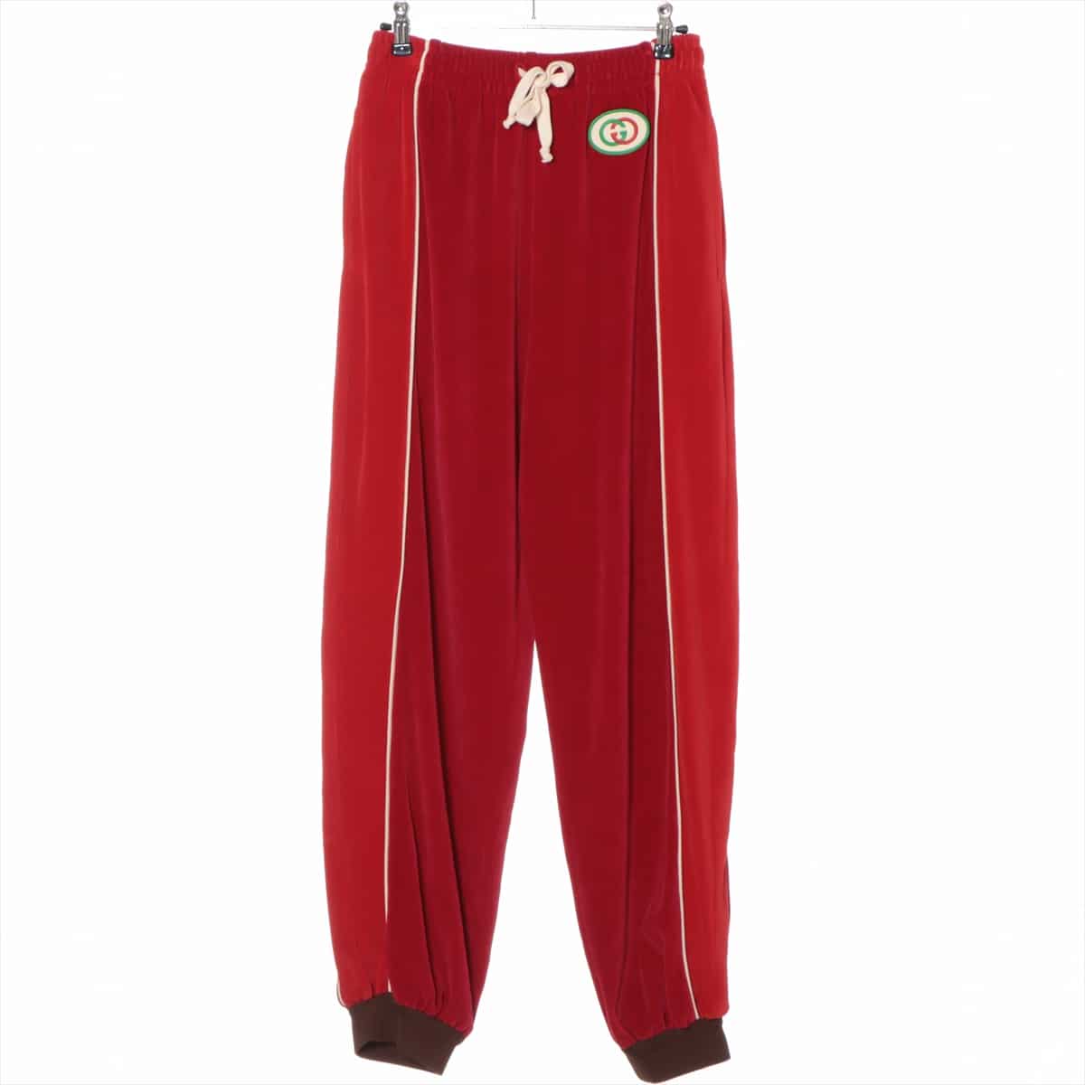Gucci 19SS Velour Pants XS Men's Red  CHENILLE HAREM STYLE PANTS