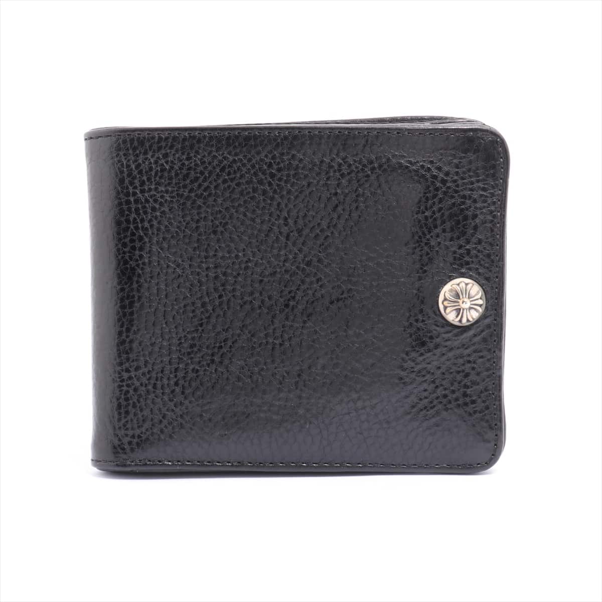 Chrome Hearts 1snap Wallet Leather Cross button