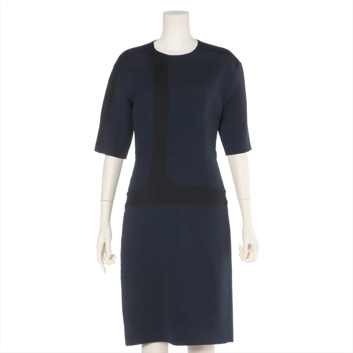 Marni Cotton & Wool Dress 38 Ladies' Navy blue