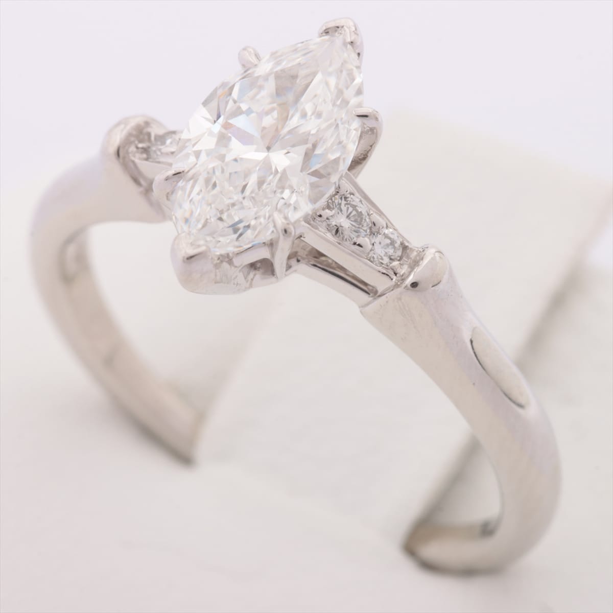 Harry Winston Triste Marquise diamond rings Pt950 4.0g 0.87