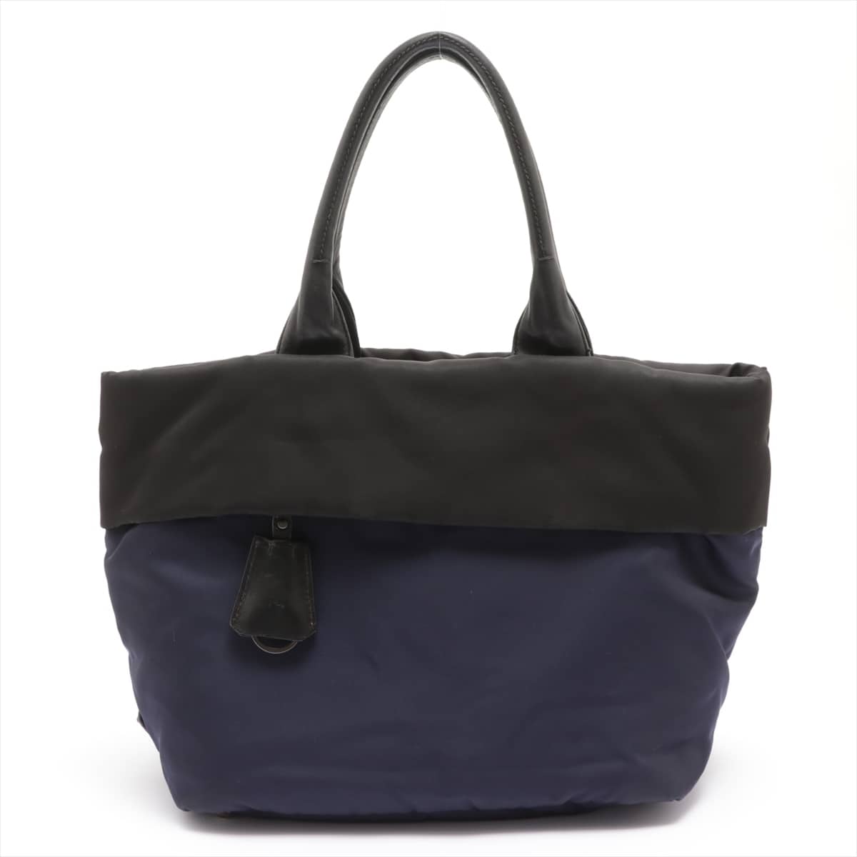 Prada Tessuto Nylon & Leather 2way handbag Navy blue B1959V