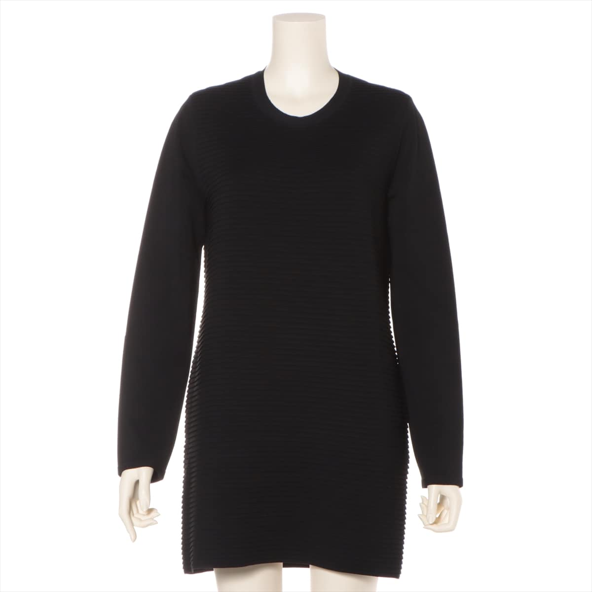 Ferragamo Polyester × Rayon Tunic L Ladies' Black
