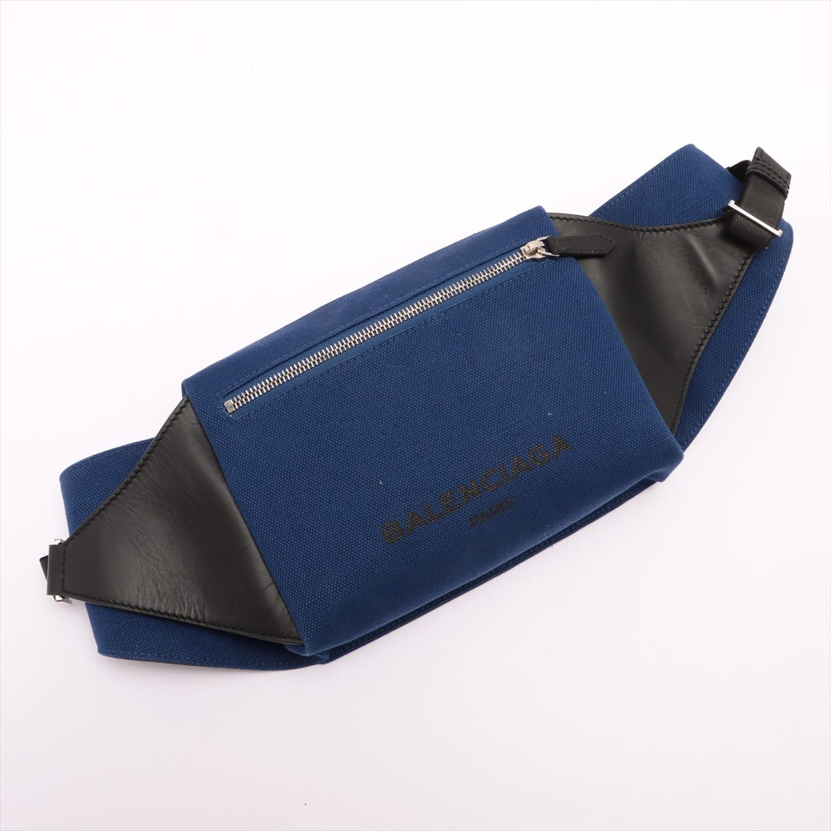 Balenciaga canvas Sling backpack Blue 433625