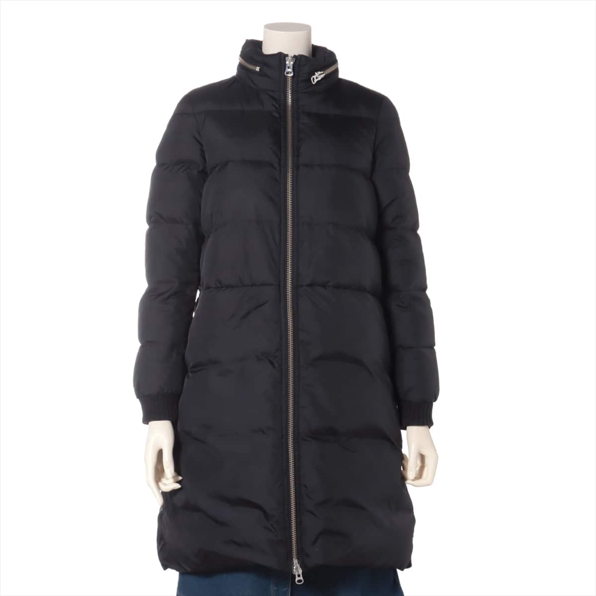 MM6 Nylon Down coat 36 Ladies' Black  Can be stored in the hood