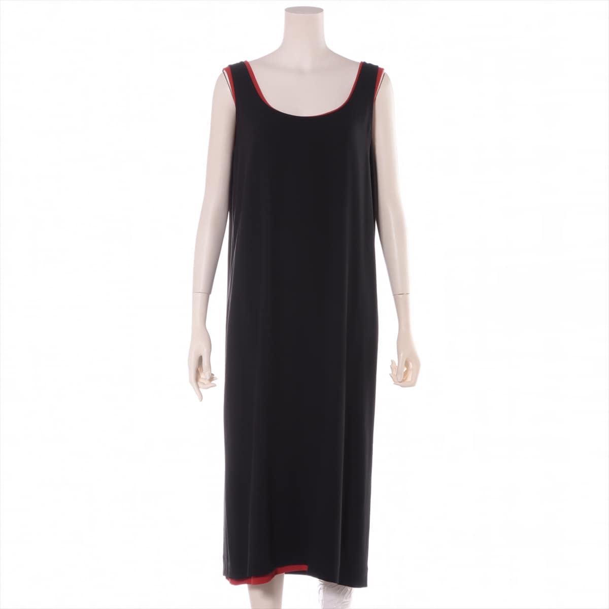 Hermès Silk Dress 40 Ladies' Black x red  Margiela