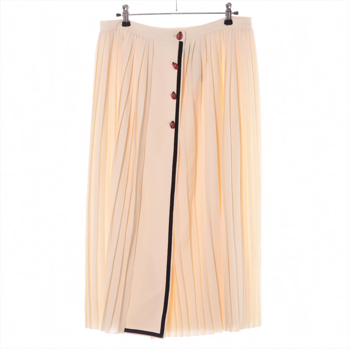 Gucci 18 years Cotton & Wool Skirt 42 Ladies' Ivory  523510