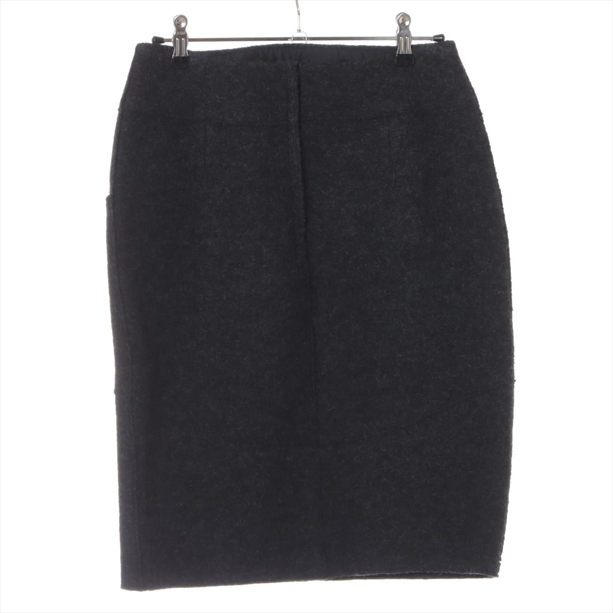 Chanel 99A Wool & silk Skirt 38 Ladies' Grey