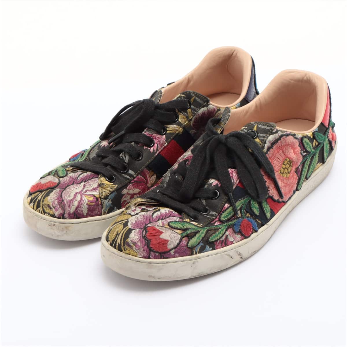 Gucci Sherry Line canvas Sneakers 7.5 Men's Multicolor Floral