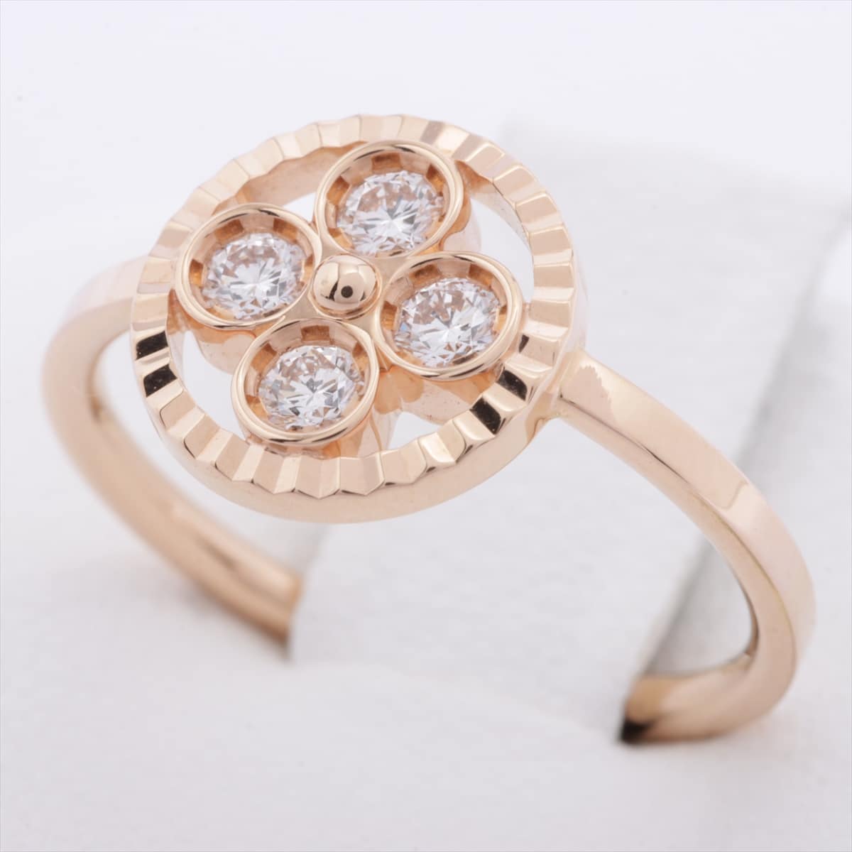 Louis Vuitton Berg Sun Blossom diamond rings 750(PG) 2.2g 48
