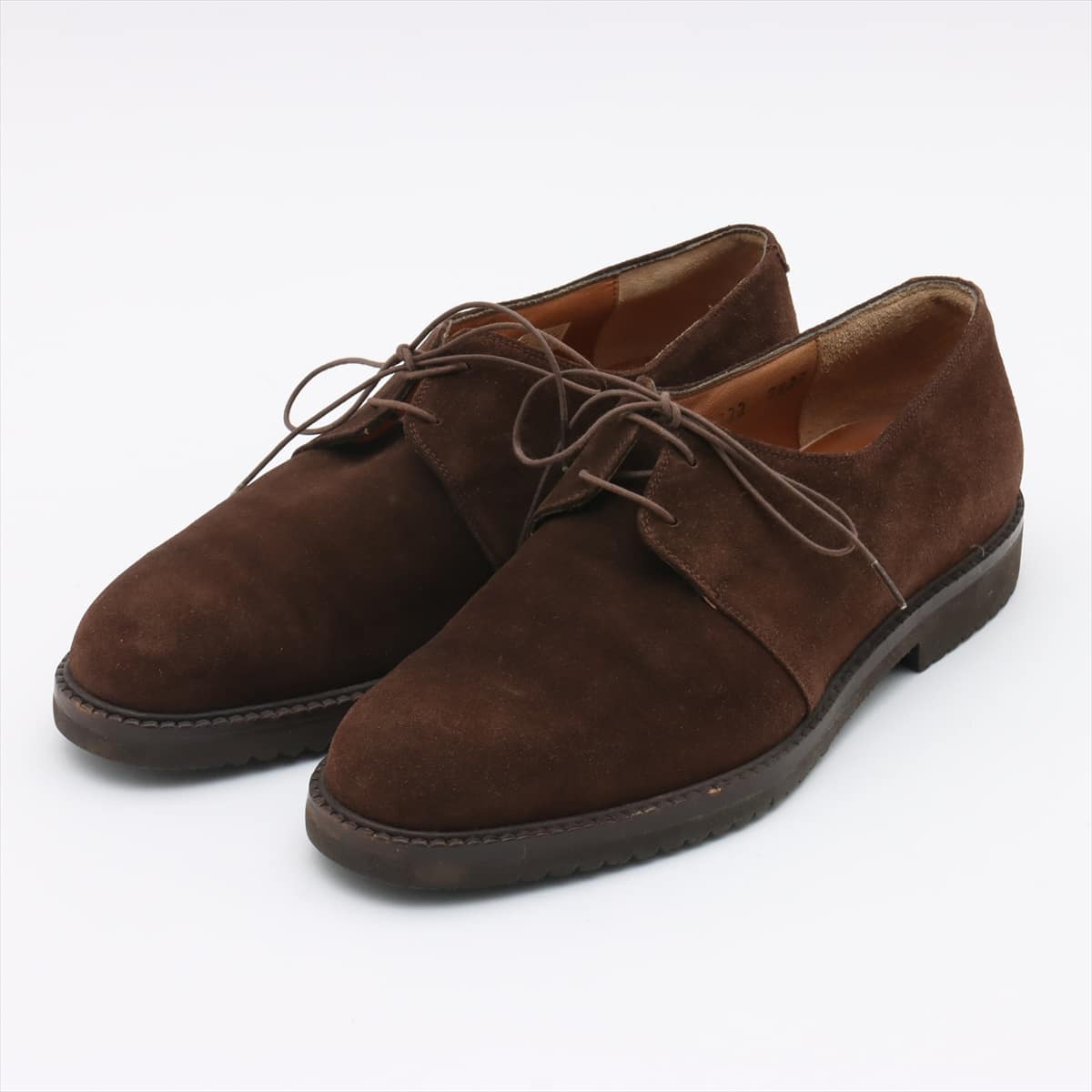 Ferragamo Suede Leather shoes 7 1/2E Men's Brown
