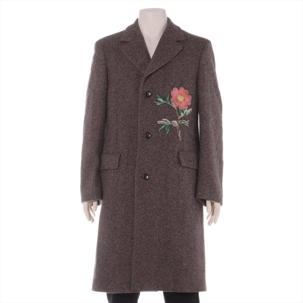 Gucci 17 years Wool coats 48 Men's Brown  blind for love Tag out of stock