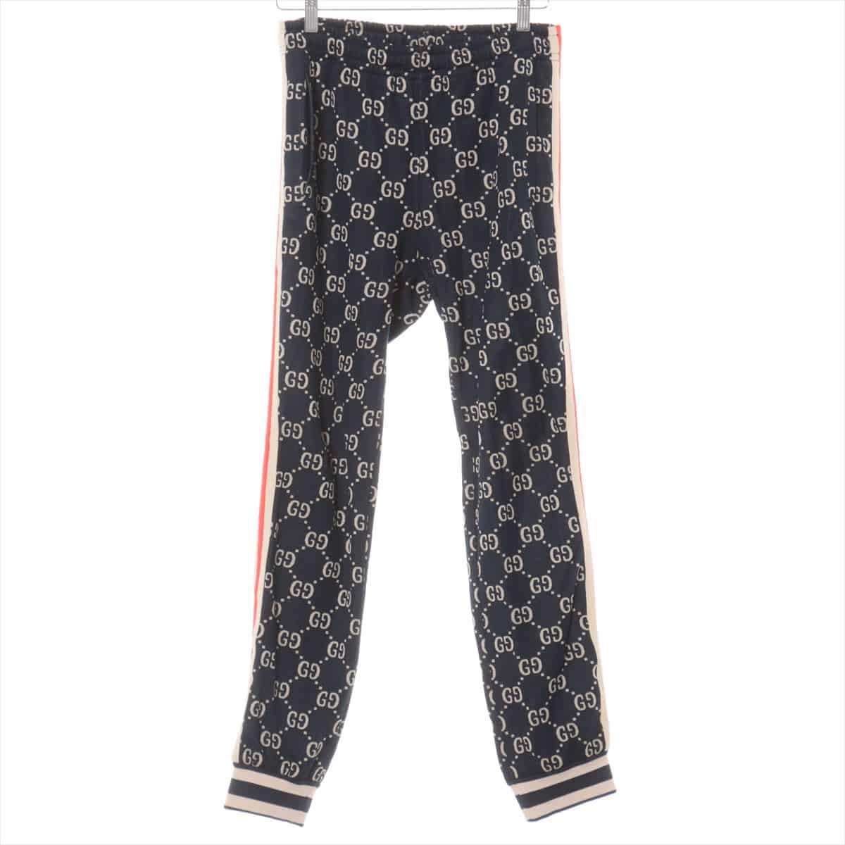 Gucci GG jacquard Cotton Track pants S Men's Navy blue  Sweatsuit 496920