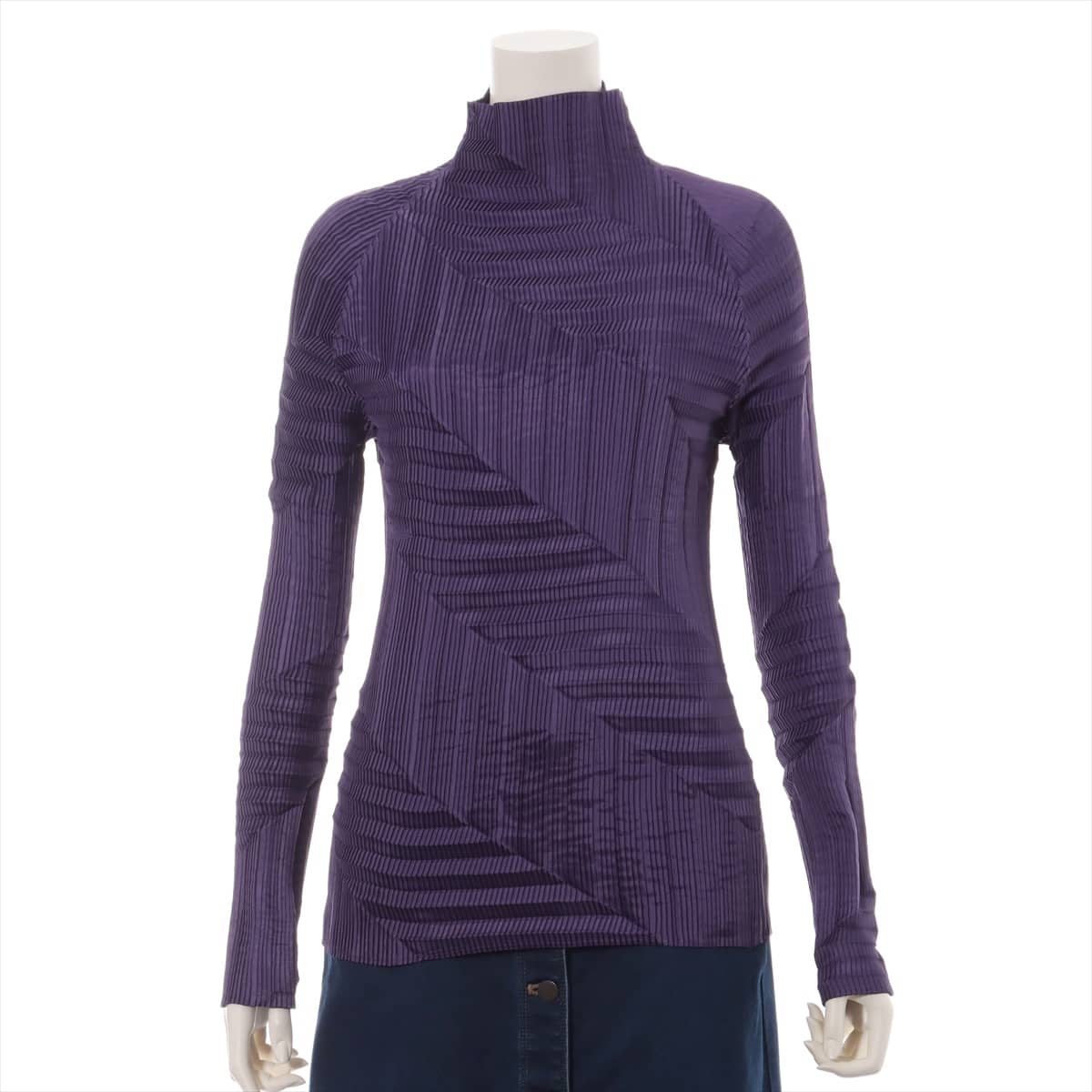 ISSEY MIYAKE Polyester Cut & Sew 2 Ladies' Purple